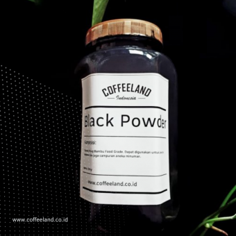 COFFEELAND BLACK POWDER: ACTIVATED CHARCOAL PRODUK COFFEELAND INDONESIA